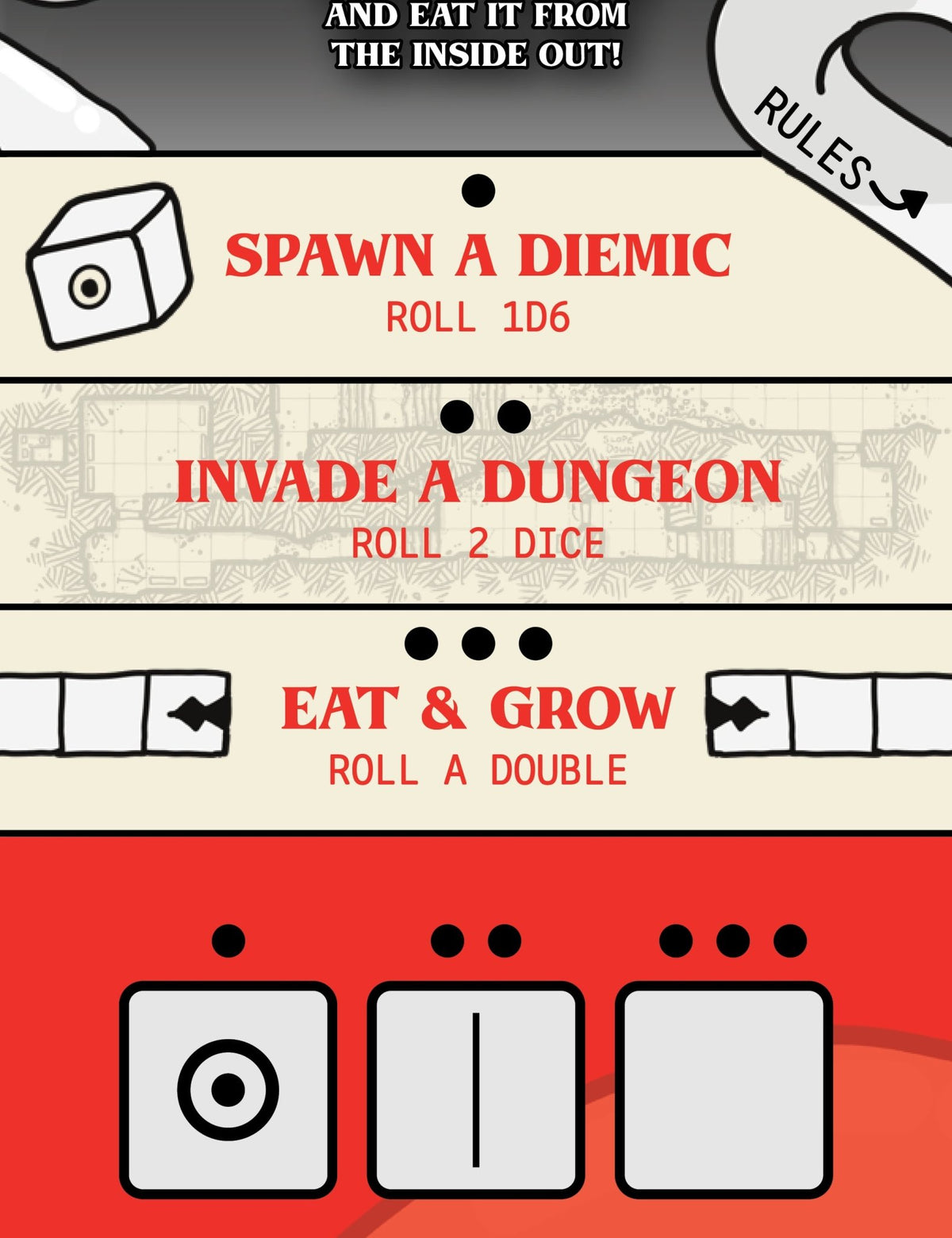 Dungeon Eats Bookmark PDF - comicalfoods