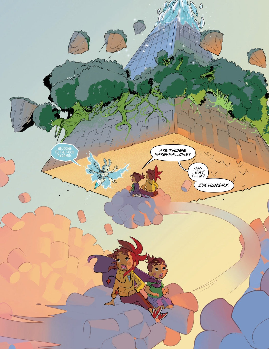 Journey to the Top of the Food Pyramid Comic Book PDF - comicalfoods