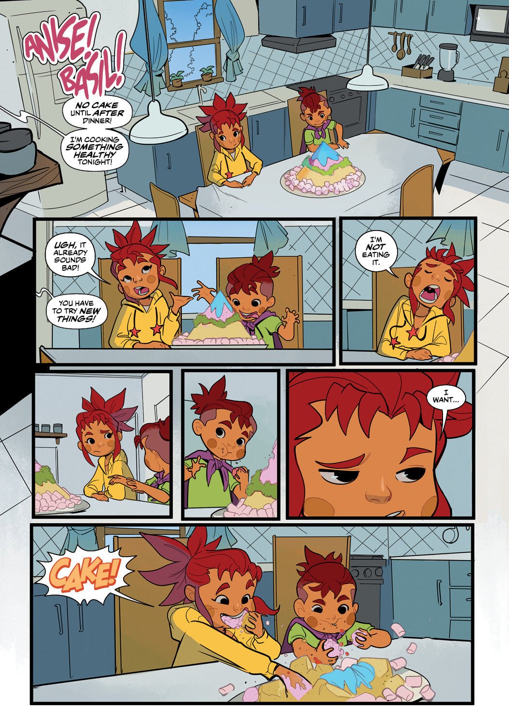 Journey to the Top of the Food Pyramid Comic Book PDF - comicalfoods